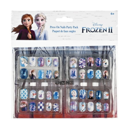 Disney Frozen -Townley Girl 2 Mini Press on Nail Set, 40 Piece