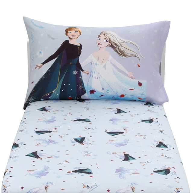 Disney Frozen Winter Cheer 2 Piece Toddler Sheet Set