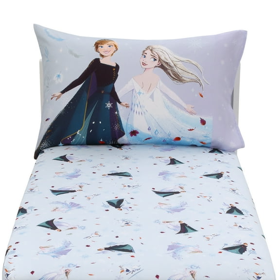Disney Frozen Winter Cheer 2 Piece Toddler Sheet Set