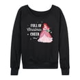 thumbnail image 1 of Disney - Full Of Christmas Cheer Ariel - Women's Lightweight French Terry Long Sleeve Shirt, 1 of 5