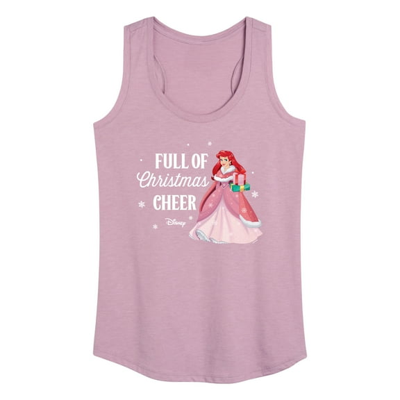 Disney - Full Of Christmas Cheer Ariel - Women's Racerback Tank Top