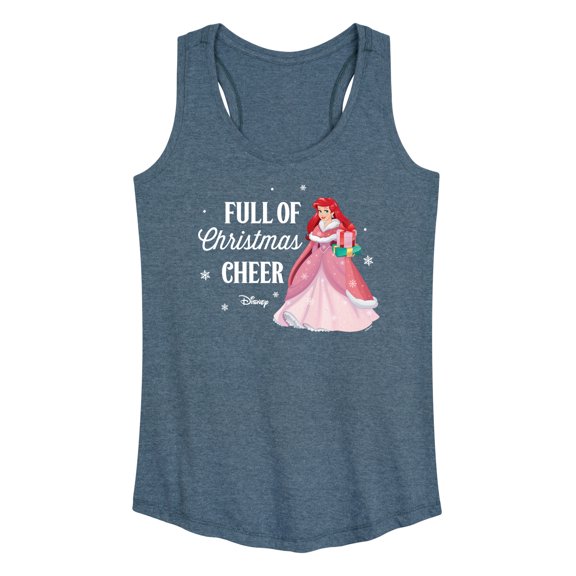 Disney - Full Of Christmas Cheer Ariel - Women's Racerback Tank Top