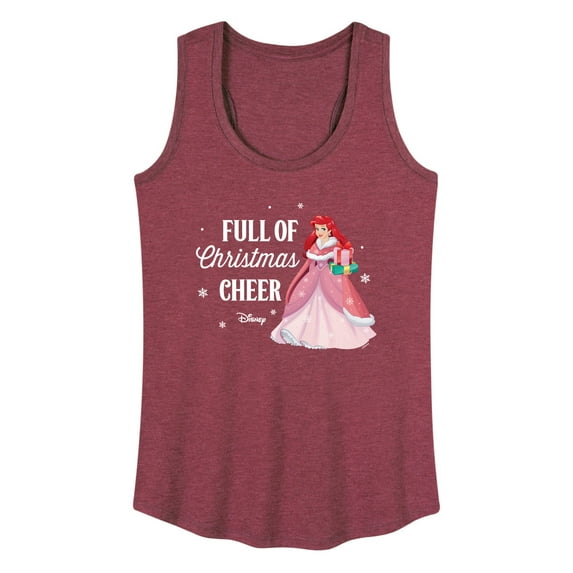 Disney - Full Of Christmas Cheer Ariel - Women's Racerback Tank Top