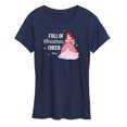 thumbnail image 1 of Disney - Full Of Christmas Cheer Ariel - Women's Short Sleeve Graphic T-Shirt, 1 of 5