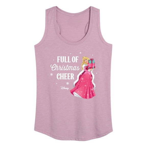 Disney - Full Of Christmas Cheer Aurora - Women's Racerback Tank Top