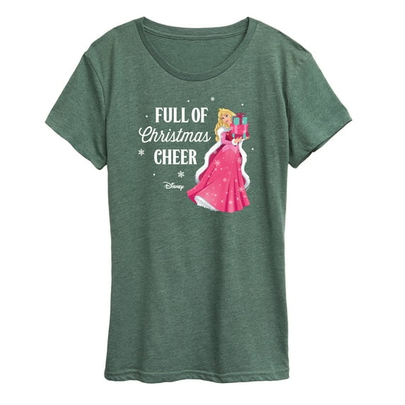 Disney - Full Of Christmas Cheer Aurora - Women's Short Sleeve Graphic T-Shirt