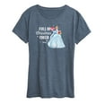 thumbnail image 1 of Disney - Full Of Christmas Cheer Cinderella - Women's Short Sleeve Graphic T-Shirt, 1 of 5