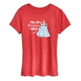 thumbnail image 1 of Disney - Full Of Christmas Cheer Cinderella - Women's Short Sleeve Graphic T-Shirt, 1 of 5