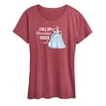 thumbnail image 1 of Disney - Full Of Christmas Cheer Cinderella - Women's Short Sleeve Graphic T-Shirt, 1 of 5