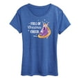 thumbnail image 1 of Disney - Full Of Christmas Cheer Rapunzel - Women's Short Sleeve Graphic T-Shirt, 1 of 5