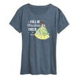 thumbnail image 1 of Disney - Full Of Christmas Cheer Tiana - Women's Short Sleeve Graphic T-Shirt, 1 of 5