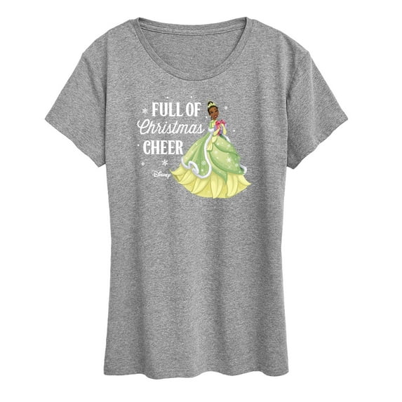 Disney - Full Of Christmas Cheer Tiana - Women's Short Sleeve Graphic T-Shirt