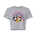 thumbnail image 1 of Disney - Fun And Fireworks - Juniors Cropped Cotton Blend T-Shirt, 1 of 5
