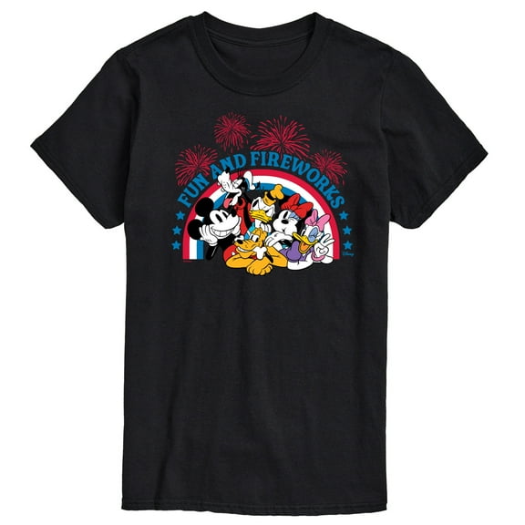Disney - Fun And Fireworks - Men's Short Sleeve Graphic T-Shirt