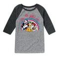 thumbnail image 1 of Disney - Fun And Fireworks - Toddler & Youth Raglan Graphic T-Shirt, 1 of 4