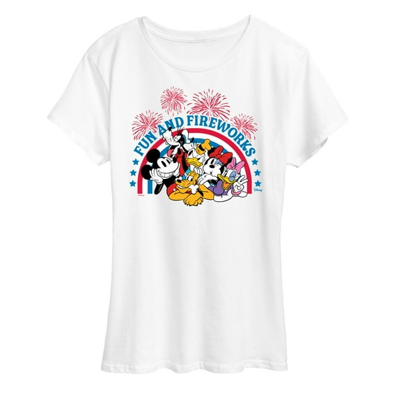 Disney - Fun And Fireworks - Women's Short Sleeve Graphic T-Shirt