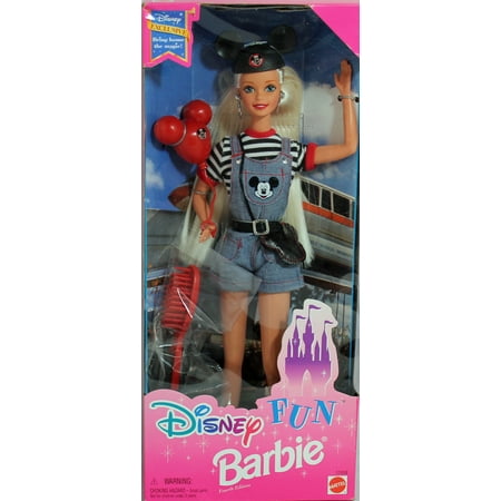 Disney Fun Barbie Doll Disney World Exclusive Fourth Edition 1996 Mattel 17058