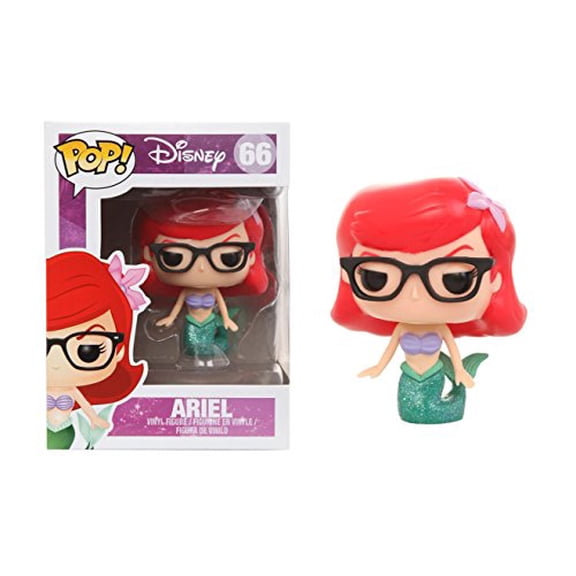Disney Funko Pop! The Little Mermaid Nerd Ariel Vinyl Figure RARE Series 66