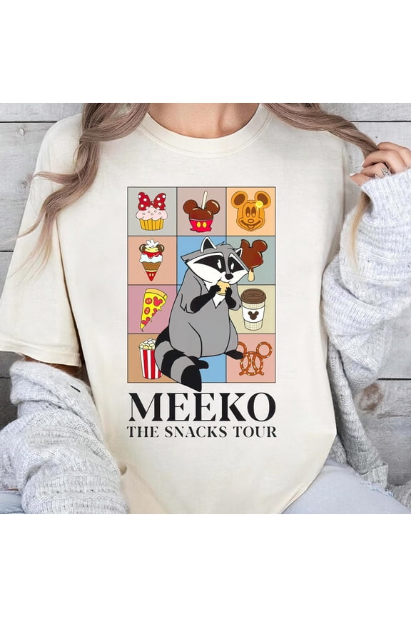 Disney Funny Meeko Raccoon Shirt Pocahontas Did You Say Snack T-shirt Tee Birthday Gift Sh