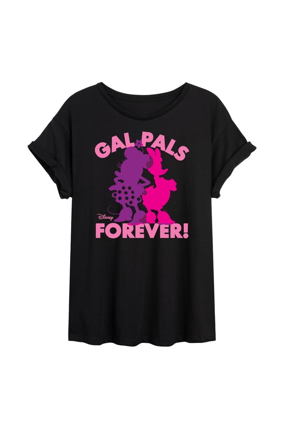 - Gal Pals Forever - Juniors Ideal Flowy Muscle T-Shirt