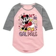 thumbnail image 1 of Disney - Gal Pals - Toddler & Youth Girls Raglan Graphic T-Shirt, 1 of 4