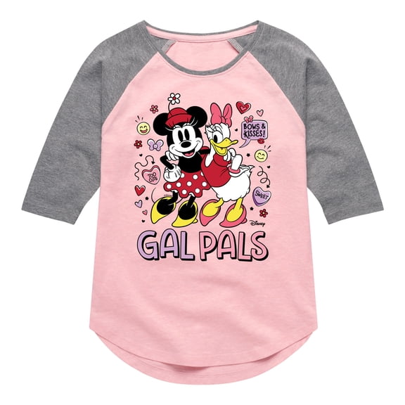 Disney - Gal Pals - Toddler & Youth Girls Raglan Graphic T-Shirt