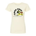 thumbnail image 1 of Disney - Game Face Baseball  - Juniors Fitted Graphic T-Shirt, 1 of 5