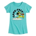 thumbnail image 1 of Disney - Game Face Baseball - Toddler & Youth Girls Short Sleeve Graphic T-Shirt, 1 of 5