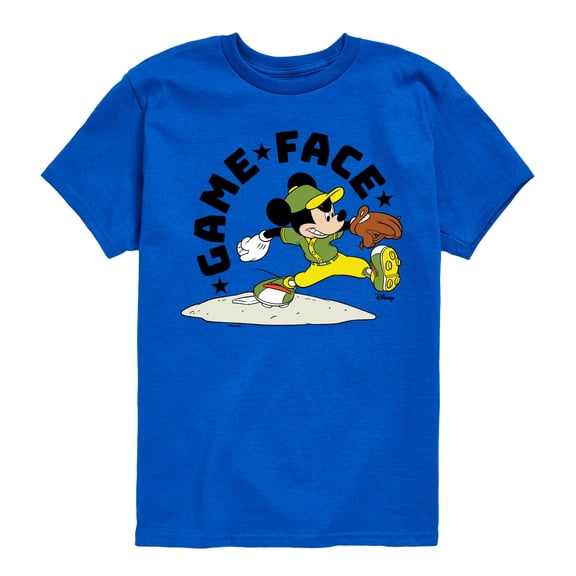 Disney - Game Face Baseball - Toddler & Youth Short Sleeve Graphic T-Shirt