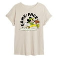 thumbnail image 1 of Disney - Game Face Baseball  - Women's Oversized T-Shirt, 1 of 5