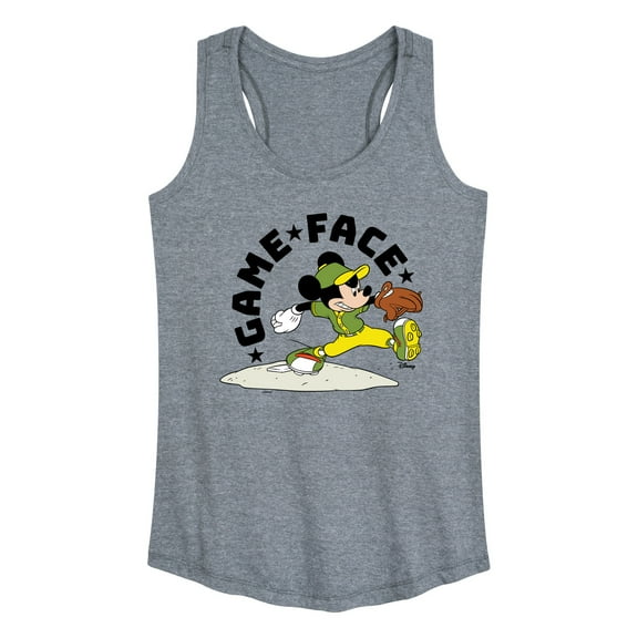 Disney - Game Face Baseball - Women's Racerback Tank Top