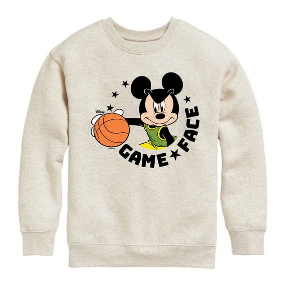 Disney - Game Face Basketball - Toddler & Youth Crewneck Fleece Sweatshirt