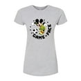 thumbnail image 1 of Disney - Game Face Soccer  - Juniors Fitted Graphic T-Shirt, 1 of 5