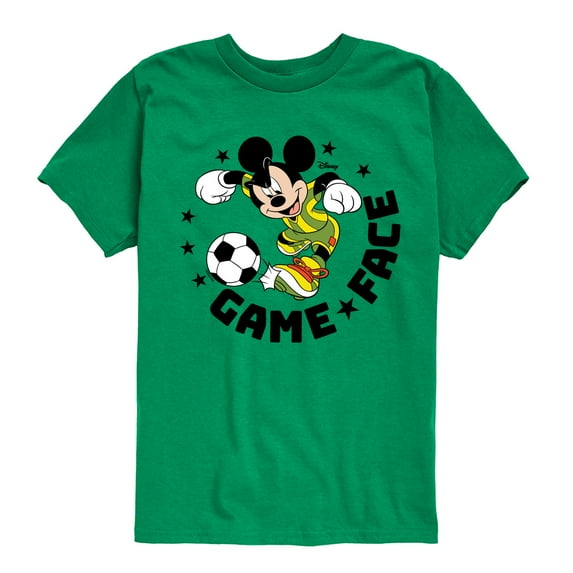 Disney - Game Face Soccer - Toddler & Youth Short Sleeve Graphic T-Shirt