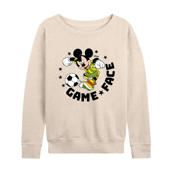 Disney - Game Face Soccer - Women's Lightweight French Terry Long Sleeve Shirt