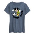 thumbnail image 1 of Disney - Game Face Soccer - Women's Short Sleeve Graphic T-Shirt, 1 of 5