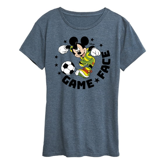 Disney - Game Face Soccer - Women's Short Sleeve Graphic T-Shirt