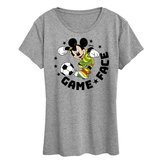 Disney - Game Face Soccer - Women's Short Sleeve Graphic T-Shirt