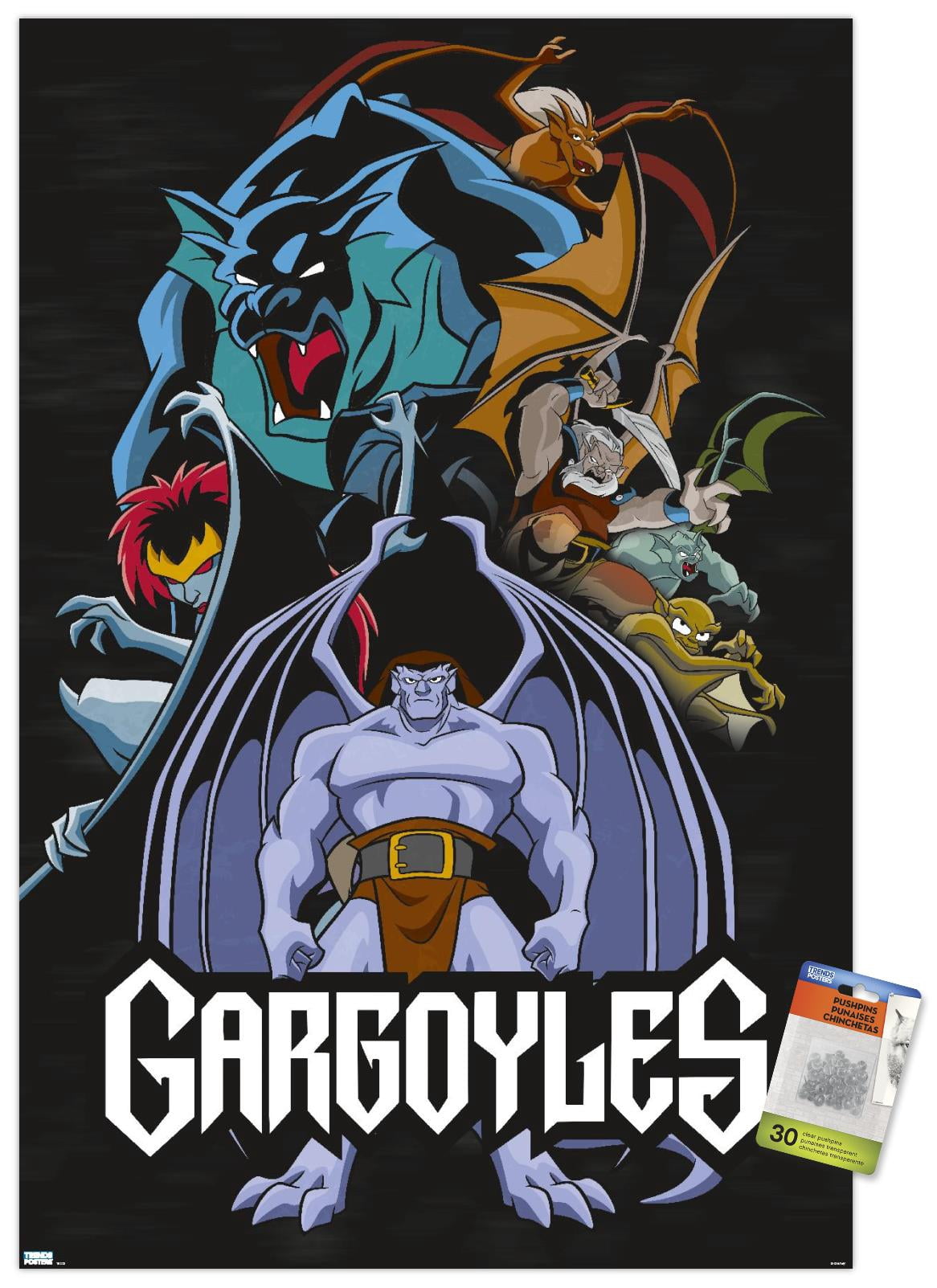 Disney Gargoyles - Group Wall Poster with Push Pins, 22.375" x 34"