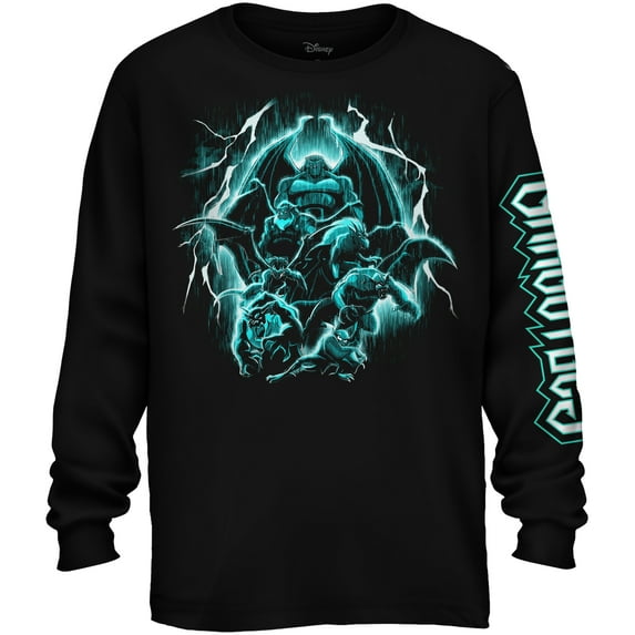Disney Gargoyles Rain Group Adult Long Sleeve T-Shirt S