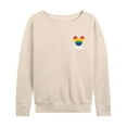 thumbnail image 1 of Disney - Gay Pride - Women's Lightweight French Terry Long Sleeve Shirt, 1 of 5
