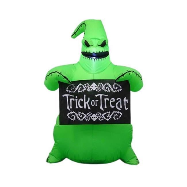 Disney Gemmy Airblown LED Prelit Jack Skellington Oogie Boogie Inflatable