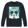 thumbnail image 1 of Disney - Get Merry - Men's Crew Fleece Sweatshirt Sweatshirt, 1 of 5