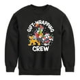 thumbnail image 1 of Disney - Mickey, Pluto, & Goofy Gift Wrapping Crew Christmas - Toddler & Youth Crewneck Fleece Sweatshirt, 1 of 5