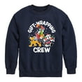 thumbnail image 1 of Disney - Mickey, Pluto, & Goofy Gift Wrapping Crew Christmas - Toddler & Youth Crewneck Fleece Sweatshirt, 1 of 5