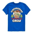 thumbnail image 1 of Disney - Mickey and Minnie Gingerbread Construction Crew Christmas - Toddler & Youth Short Sleeve Graphic T-Shirt, 1 of 5