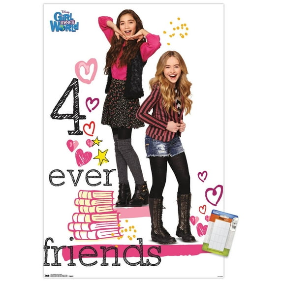 Disney Girl Meets World - Friends Wall Poster, 14.725" x 22.375"
