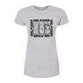 thumbnail image 1 of Disney - Girl Power  - Juniors Fitted Graphic T-Shirt, 1 of 4