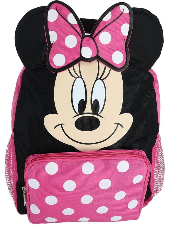Girl's 12-inch Minnie Mouse Big Face Backpack