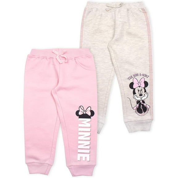 Disney Girl's 2-Piece Minnie Mouse Jogger Pant Set